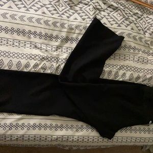 Black petite Livingston scrub pant